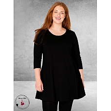 BASE LEVEL Shirt A-Lijn Aria Zwart